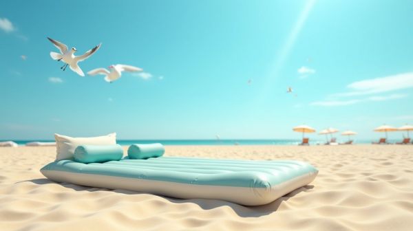 Optez pour un matelas gonflable plage confortable